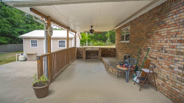 1097 Bob Mccaskill Dr, Defuniak Springs, FL 32433 - view of patio featuring fence