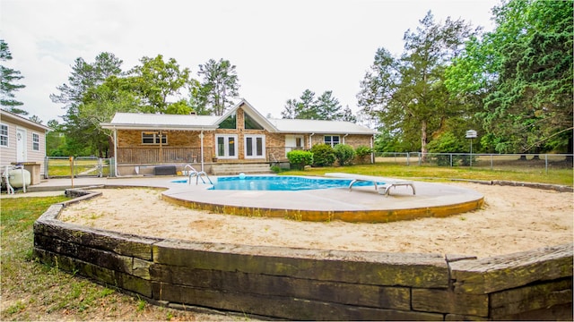 1097 Bob Mccaskill Dr, Defuniak Springs, FL 32433 - view of swimming pool with a fenced backyard and a patio