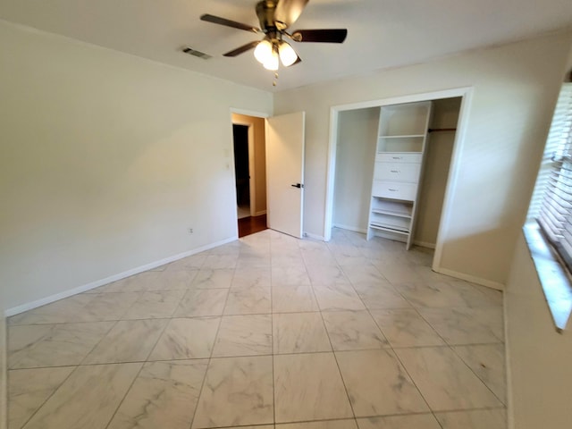 1097 Bob Mccaskill Dr, Defuniak Springs, FL 32433 - unfurnished bedroom with baseboards and a ceiling fan
