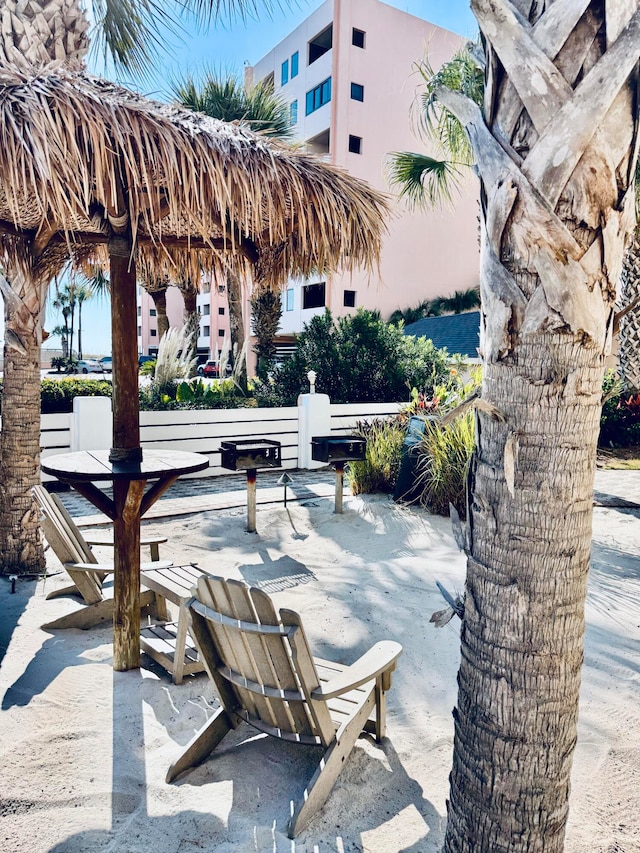 view of home's community featuring a patio area