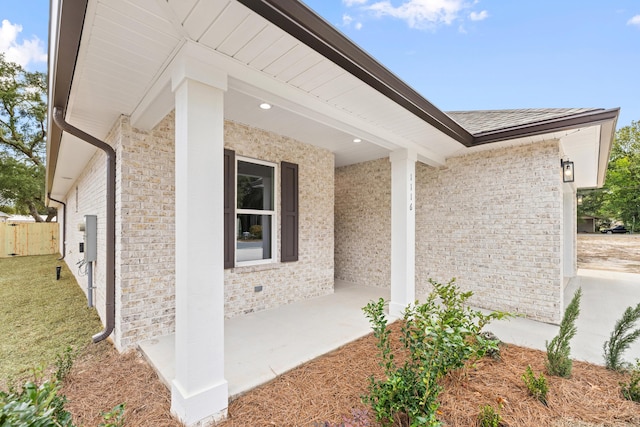 view of entrance to property