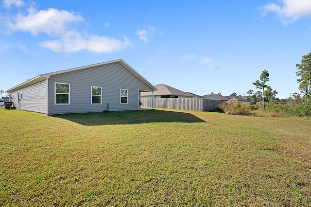 exterior space featuring a yard