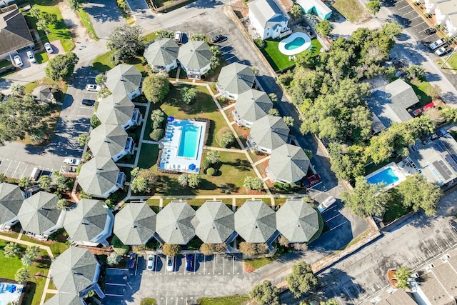 285 Payne St Unit 20B, Miramar Beach, FL 32550 - aerial overview of property's location with a pool area and nearby suburban area