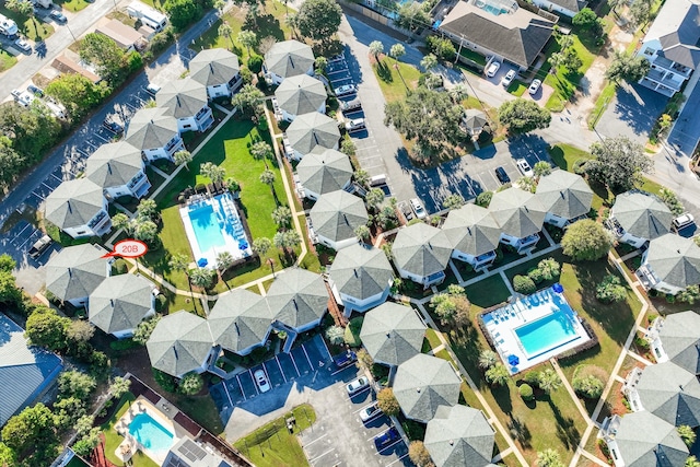 285 Payne St Unit 20B, Miramar Beach, FL 32550 - aerial view of property's location with a pool and nearby suburban area