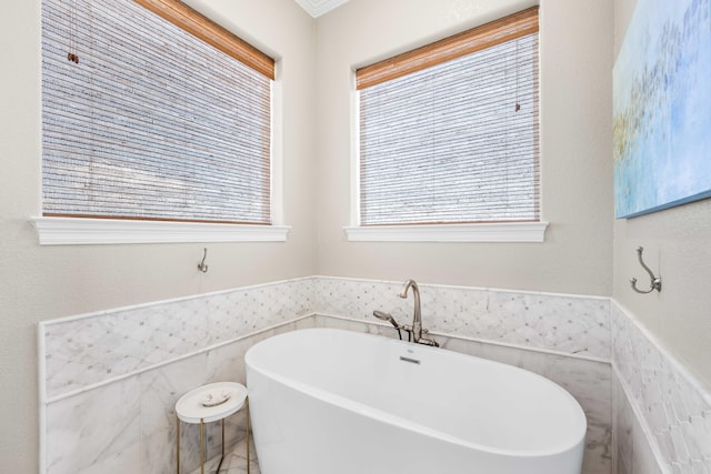 bathroom featuring a bathtub