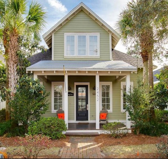 2452 Bungalo Ln, Miramar Beach, FL 32550 - view of front of home with a porch