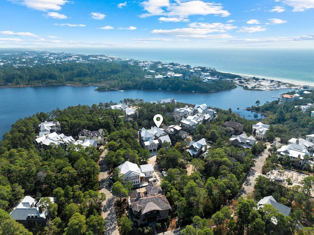 79 Cedar Post Rd, Santa Rosa Beach, FL 32459 - aerial view with a water view