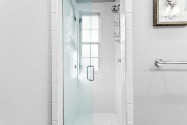 79 Cedar Post Rd, Santa Rosa Beach, FL 32459 - bathroom featuring a shower with door
