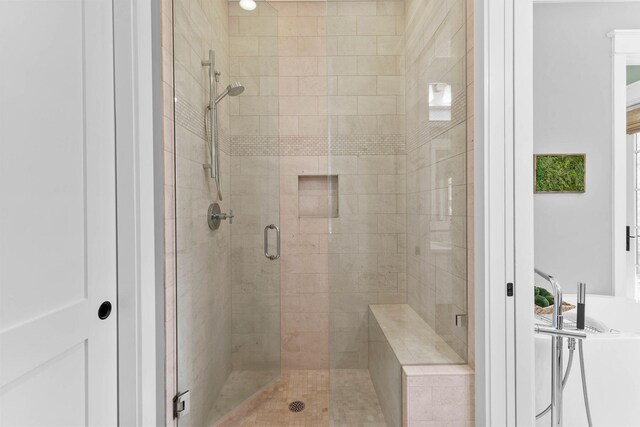 79 Cedar Post Rd, Santa Rosa Beach, FL 32459 - bathroom with an enclosed shower