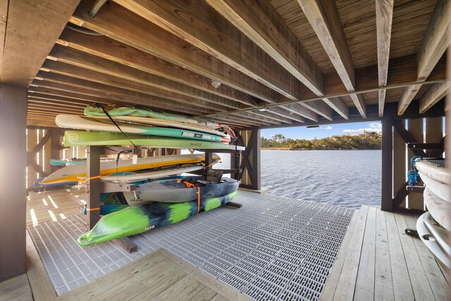 79 Cedar Post Rd, Santa Rosa Beach, FL 32459 - dock area featuring a water view