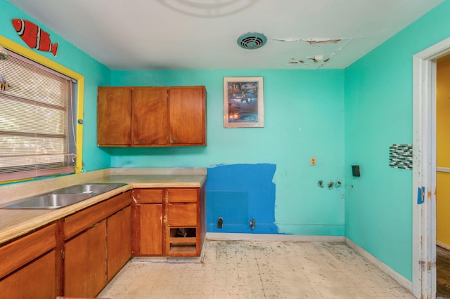 kitchen featuring sink