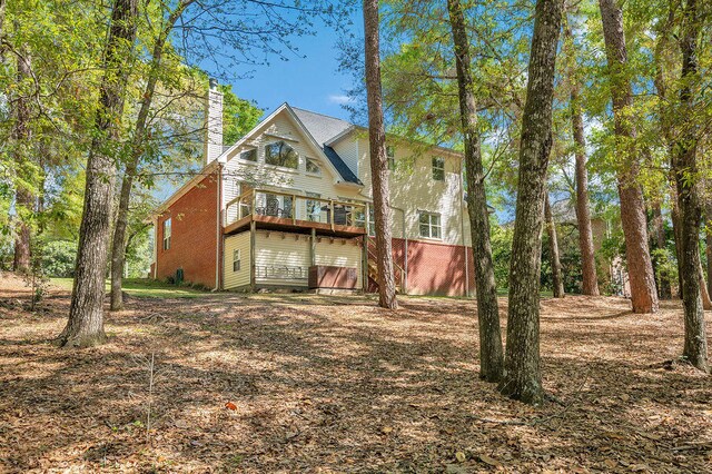 view of rear view of property