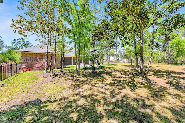 view of yard