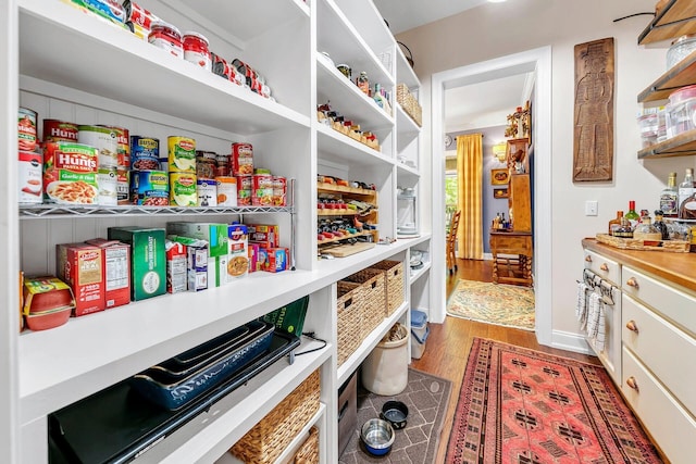 view of pantry