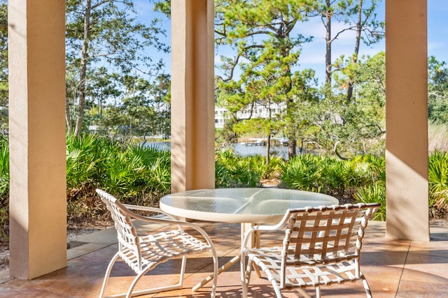 view of patio