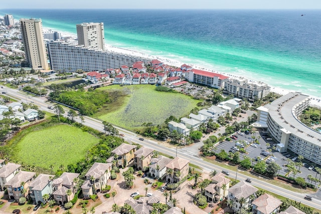 215 Rue St, Tropez, Miramar Beach, FL 32550 - drone / aerial view featuring a beach view and a water view