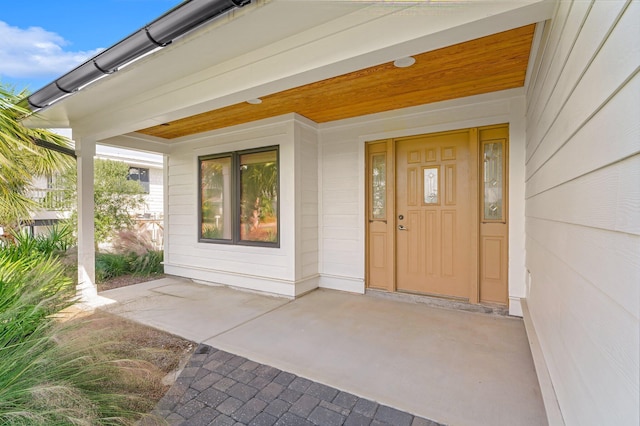 view of entrance to property