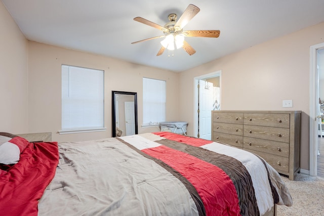 706 Brock Ave, Crestview, FL 32539 - bedroom featuring carpet flooring and ceiling fan