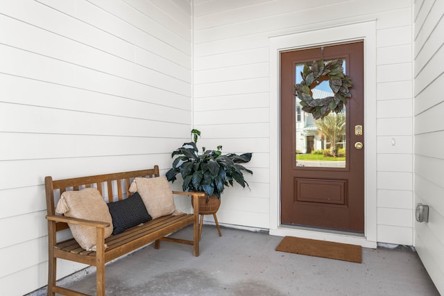 view of entrance to property