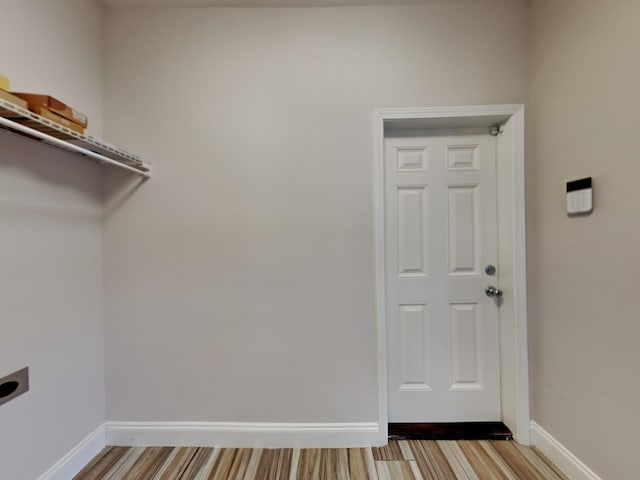 laundry room featuring hookup for an electric dryer