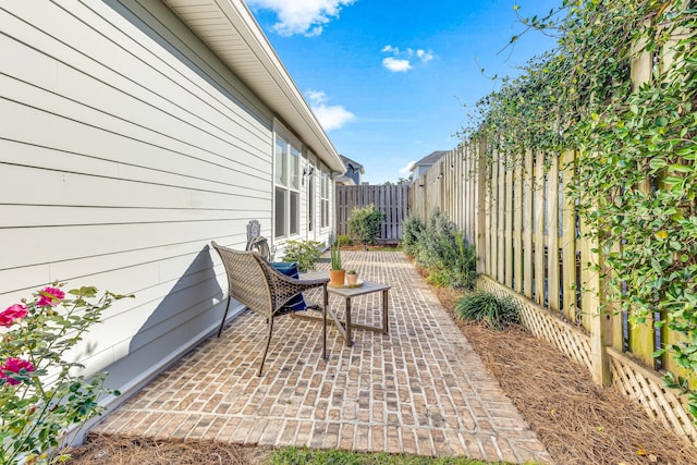 view of patio