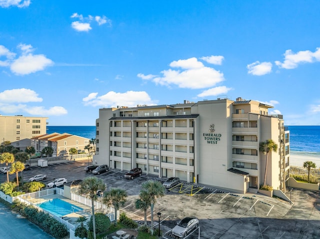 view of property featuring a water view