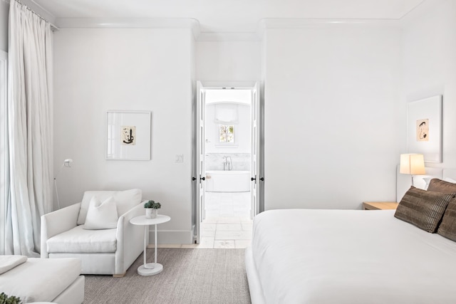 45 N Charles St, Inlet Beach, FL 32461 - bedroom with ornamental molding and baseboards