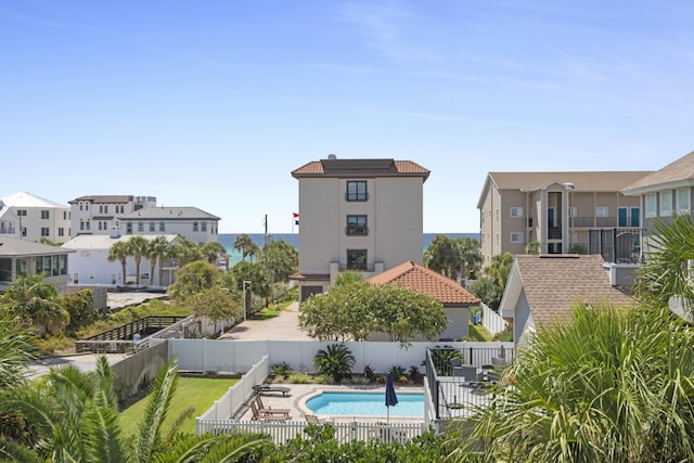 view of pool