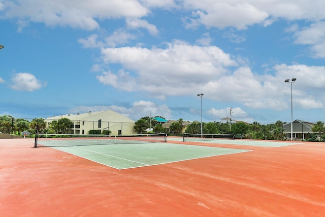 view of sport court