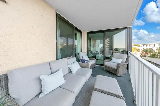 balcony with outdoor lounge area