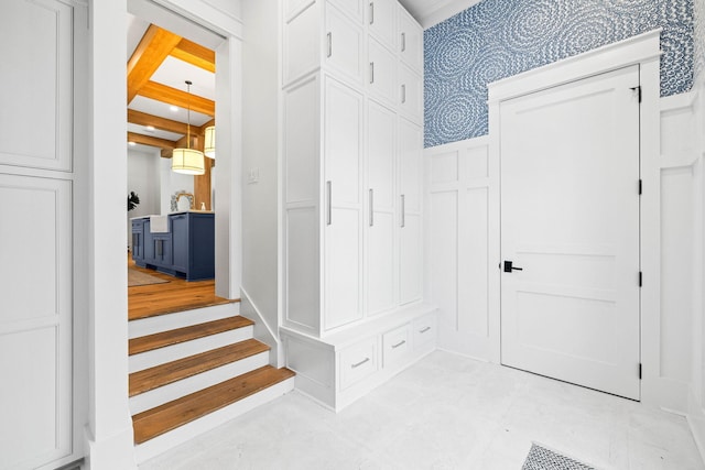 48 Paradise By The Sea Blvd, Inlet Beach, FL 32461 - mudroom featuring a decorative wall