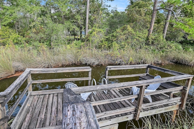 182 Pisces Dr, Santa Rosa Beach, FL 32459 - view of dock area