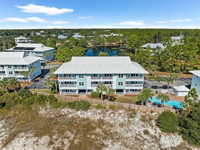 11 Beachside Dr Unit 1121, Santa Rosa Beach, FL 32459 - view of subject property with a nearby body of water and a pool