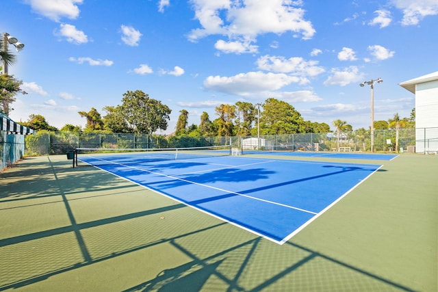 view of sport court