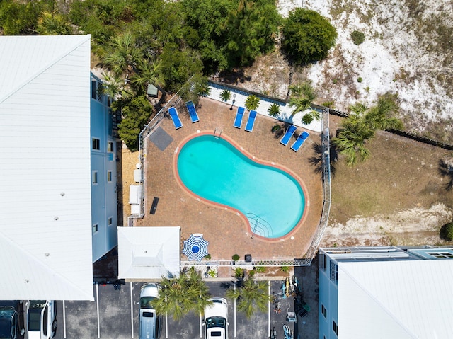 11 Beachside Dr Unit 1121, Santa Rosa Beach, FL 32459 - aerial view of a pool area