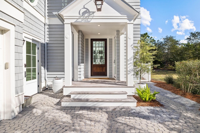 view of entrance to property