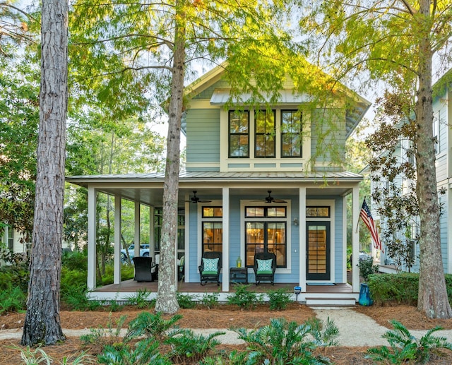 view of front of house featuring a porch