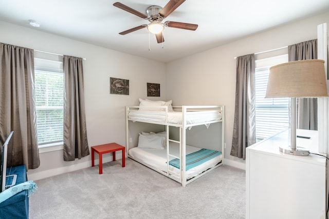 133 Grande Pointe Cir, Inlet Beach, FL 32461 - carpeted bedroom featuring baseboards and ceiling fan