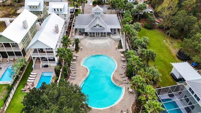 133 Grande Pointe Cir, Inlet Beach, FL 32461 - aerial view of a pool