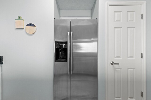 112 Seascape Dr Unit 2206, Miramar Beach, FL 32550 - kitchen view of stainless steel refrigerator with ice dispenser