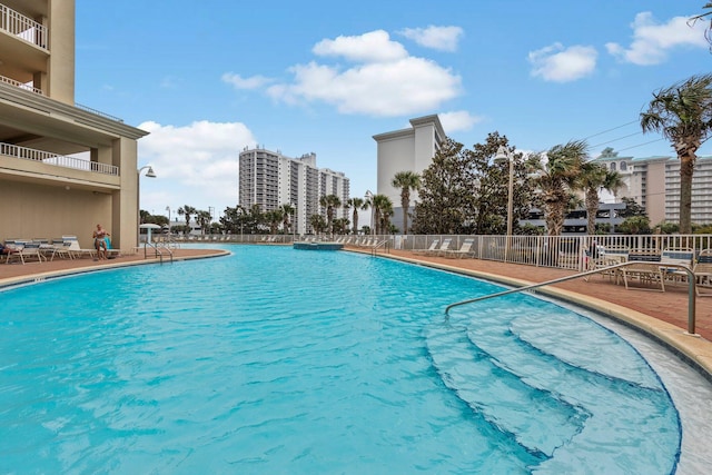 view of pool