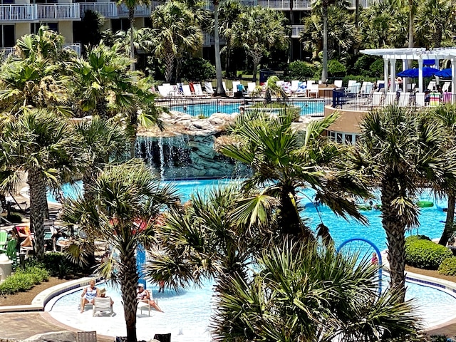 view of community pool