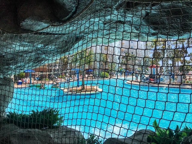 view of pool