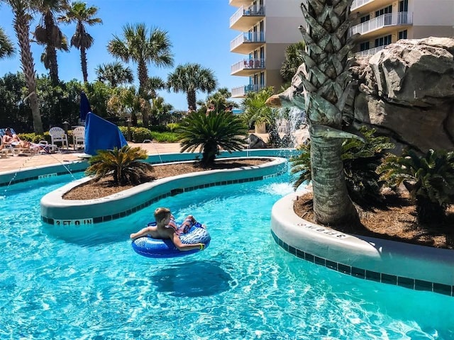 view of community pool