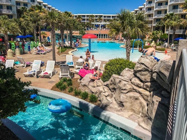 view of community pool