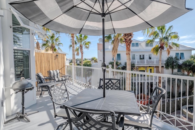 105 Carillon Market St Ste 302, Panama City Beach, FL 32413 - view of patio featuring outdoor dining area