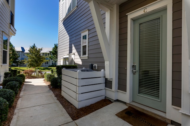 view of entrance to property