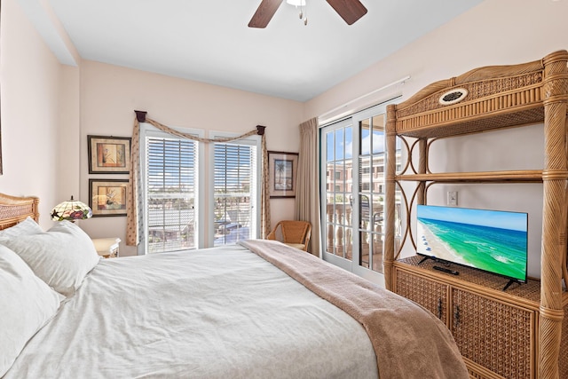 10343 E County Highway 30a Unit 312D, Inlet Beach, FL 32461 - bedroom featuring a ceiling fan