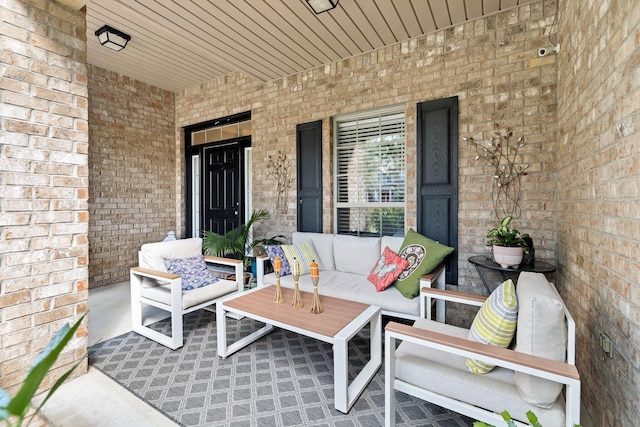 view of patio / terrace with covered porch