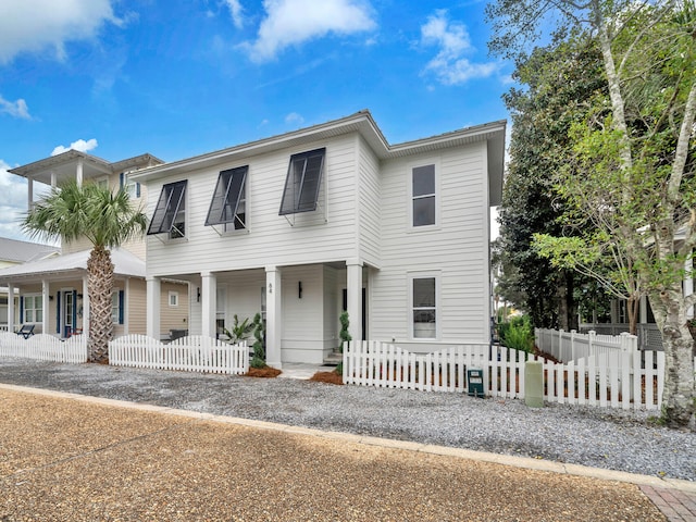 view of front of property